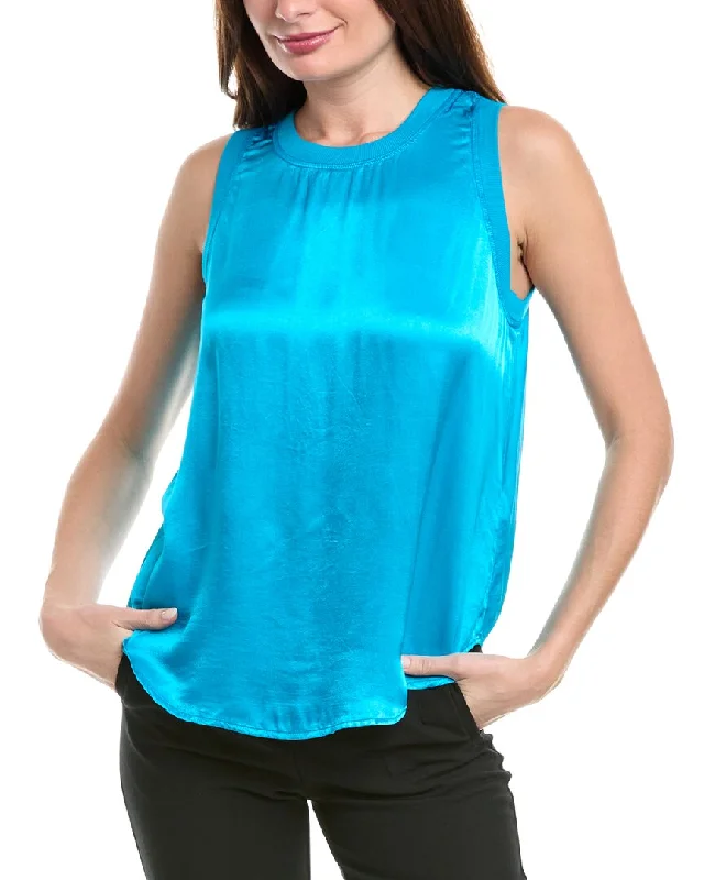 Latest Trends Michael Stars Shay Rib Binding Tank