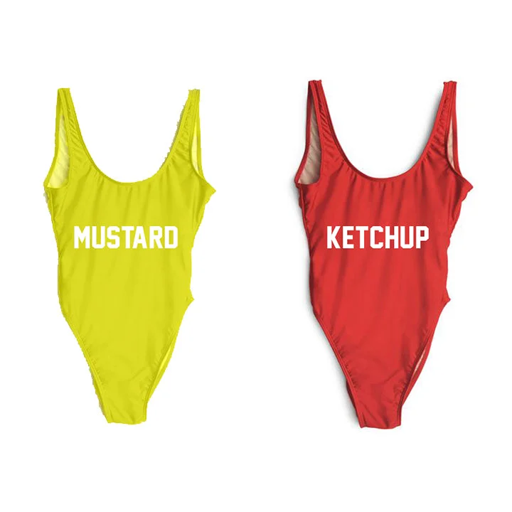 Limited Stock, Big Discounts KETCHUP + MUSTARD [2 PACK DISCOUNT SWIMSUITS]