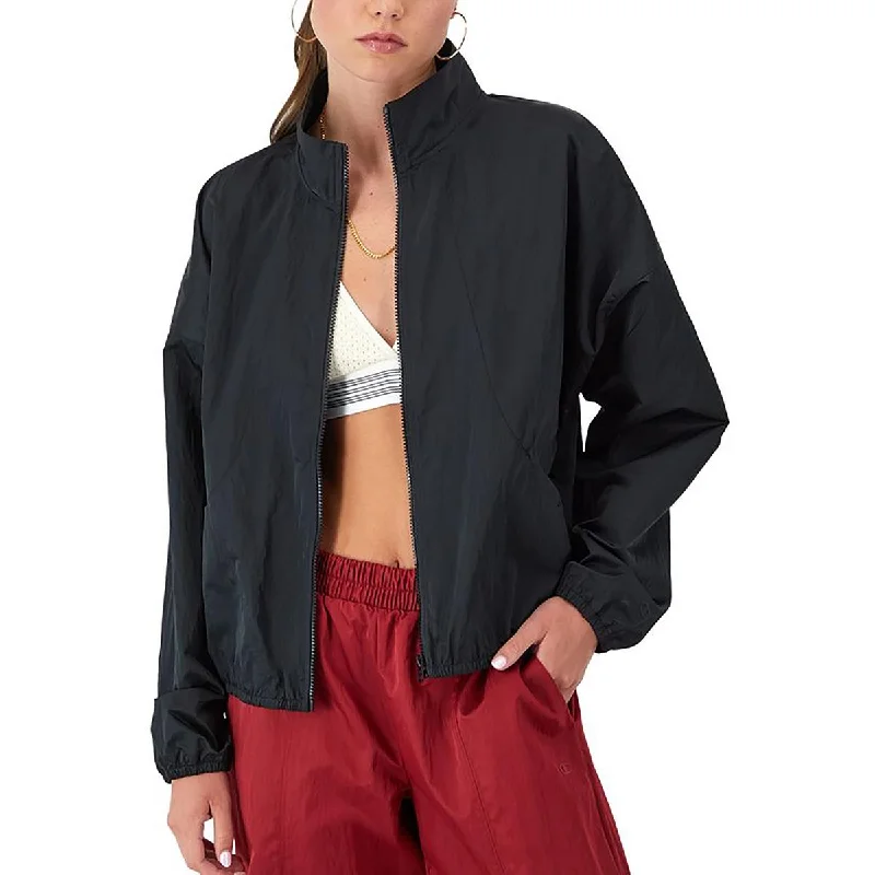 Fashion Forward Femme Womens Workout Training Zip-Up Jacket