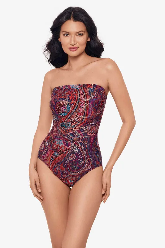 Style Breakthroughs Dynasty Avanti Bandeau One Piece Swimsuit