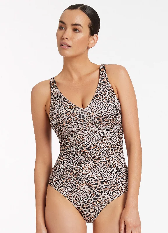 Don't Miss Out Animale D_DD Trim One Piece - Cream