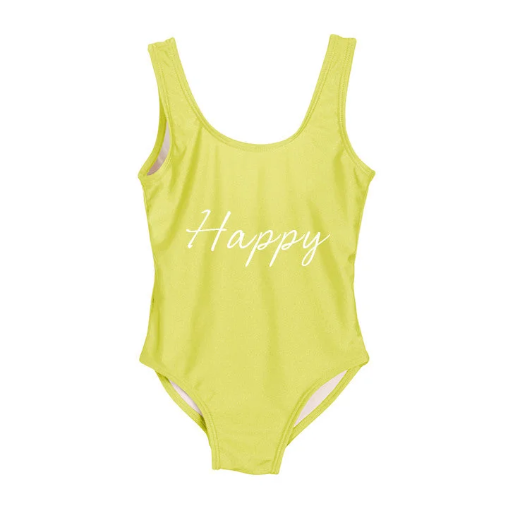 Elegant Simplicity Wardrobe HAPPY [KIDS ONE PIECE SWIMSUIT]