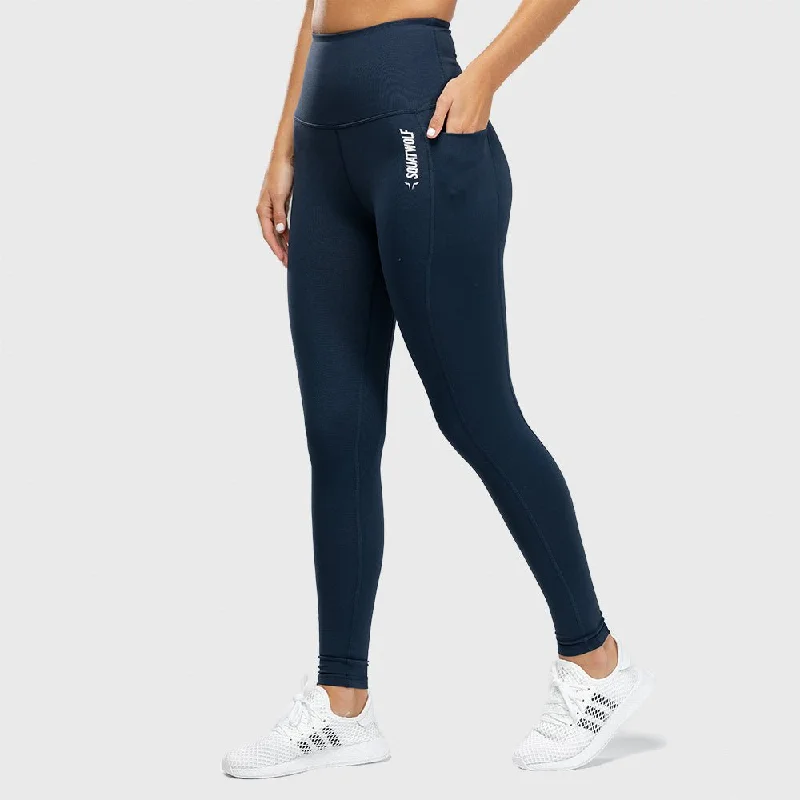 Fashion Forward We Rise High-Waisted Leggings - Navy Blue