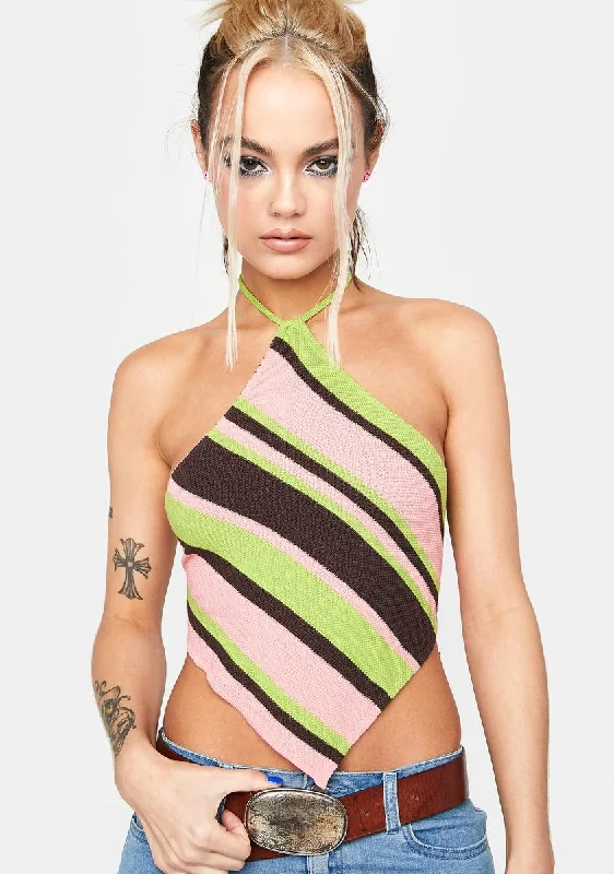 Flash Sale Dream Destination Halter Top