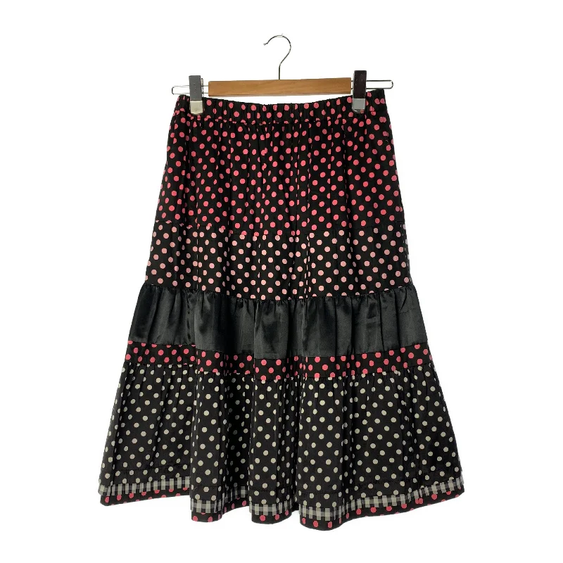 Trendy Pulse COMME des GARCONS GIRL/Skirt/XS/BLK/Cotton/Polka dot