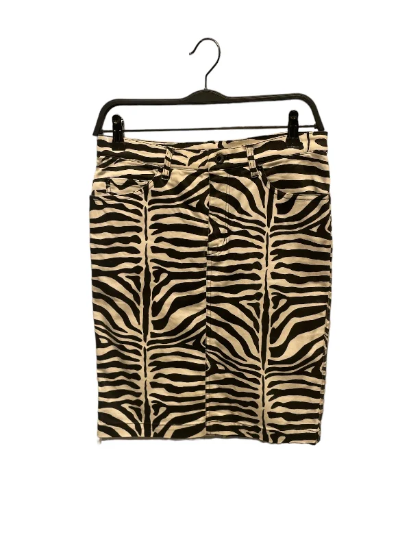 Travel Essentials Hysterics/Skirt/M/Animal Pattern/Cotton/WHT/