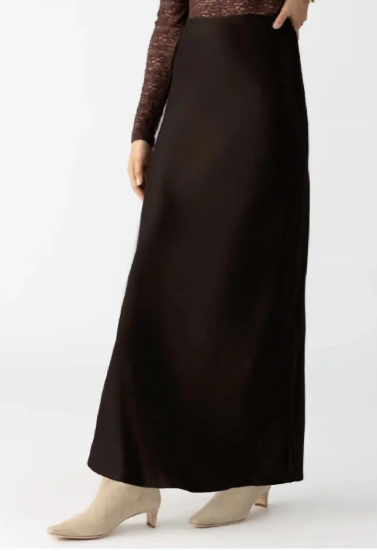 Embrace New Fashion Everyday Maxi Skirt In Coffee