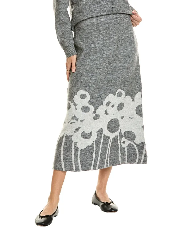 Unleash Your Style Marimekko Pieli Lammet Wool-Blend Pencil Skirt