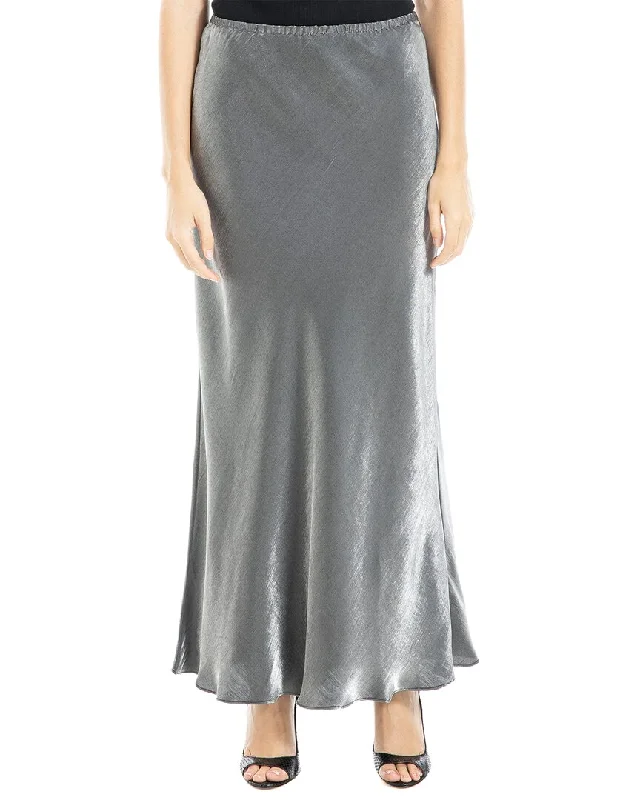 From Casual To Classy Max Studio Metallic Satin Skirt