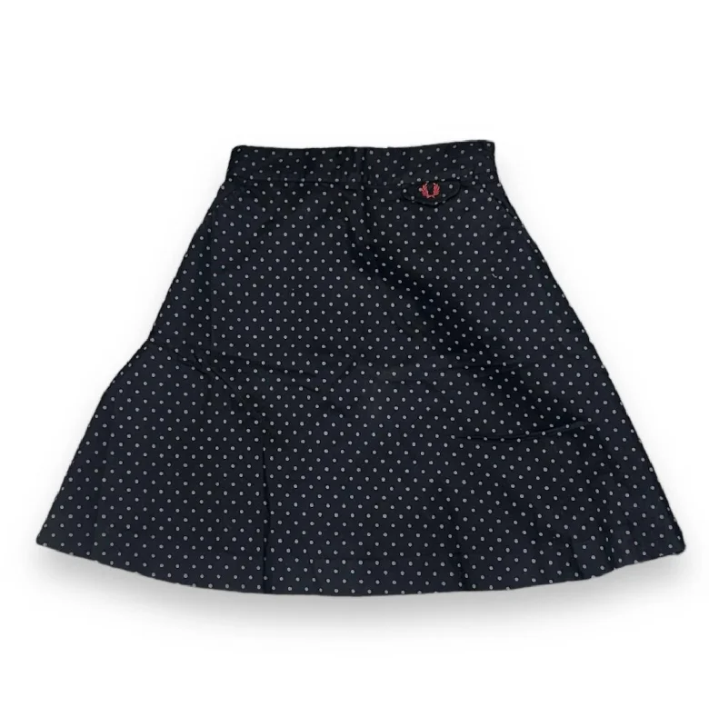 Versatile Style Wardrobe Women's Polka Dot A-Line Skirt In Black