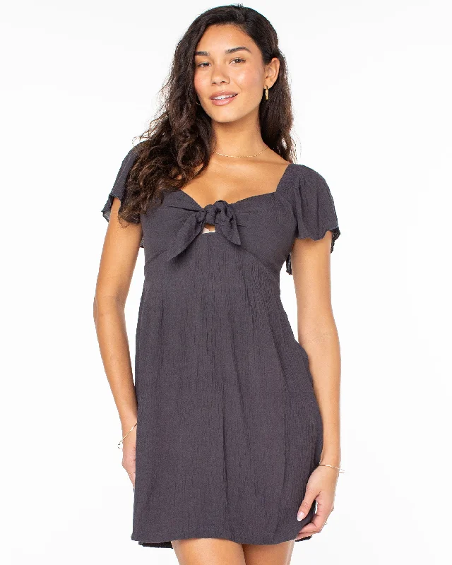 Eco Friendly Fashion Sale Oceanview Mini Dress - Anthracite