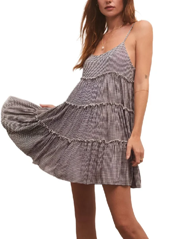 Spring Fashion Z Supply Carina Gingham Mini Dress Shadow