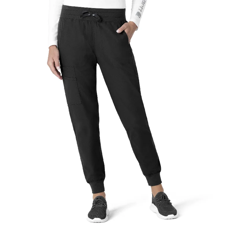 Feminine Soft - Hued Look Carhartt Force Essentials Women's Jogger Scrub Pant - Black