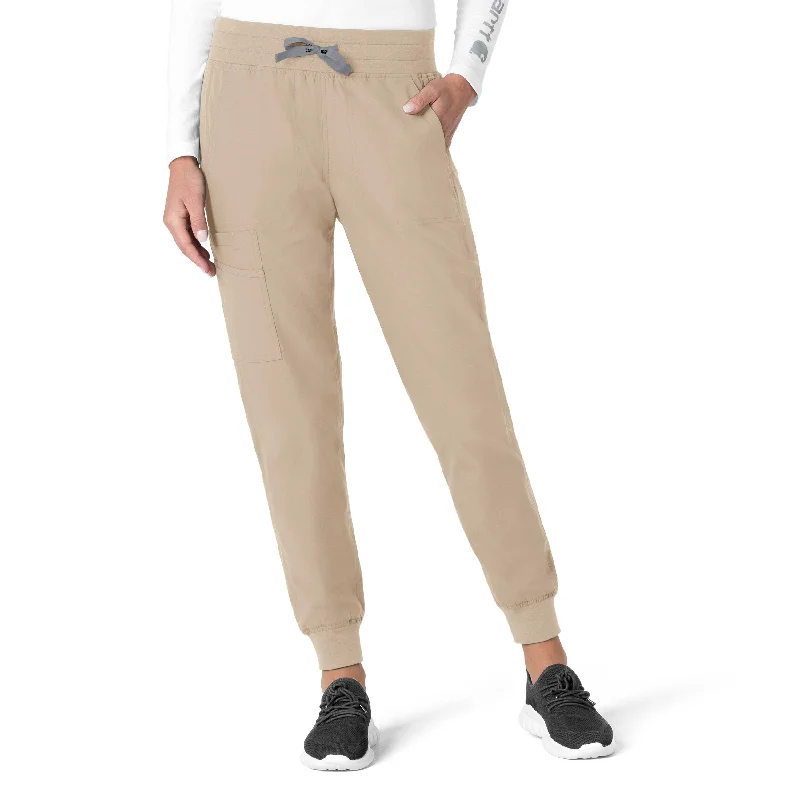 Fashion-Forward Carhartt Force Essentials Women's Jogger Scrub Pant - Khaki