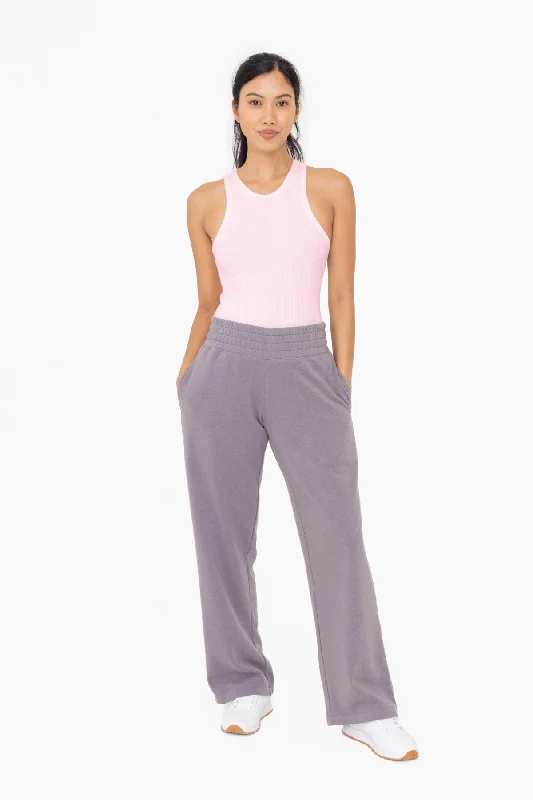 Chic Outfits Gray Fleece Lined Lounge Pants