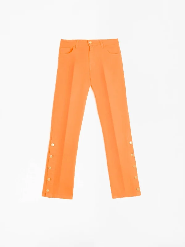 Fashion Frontiers Trouser Fabiola Denim Light In Orange Fab