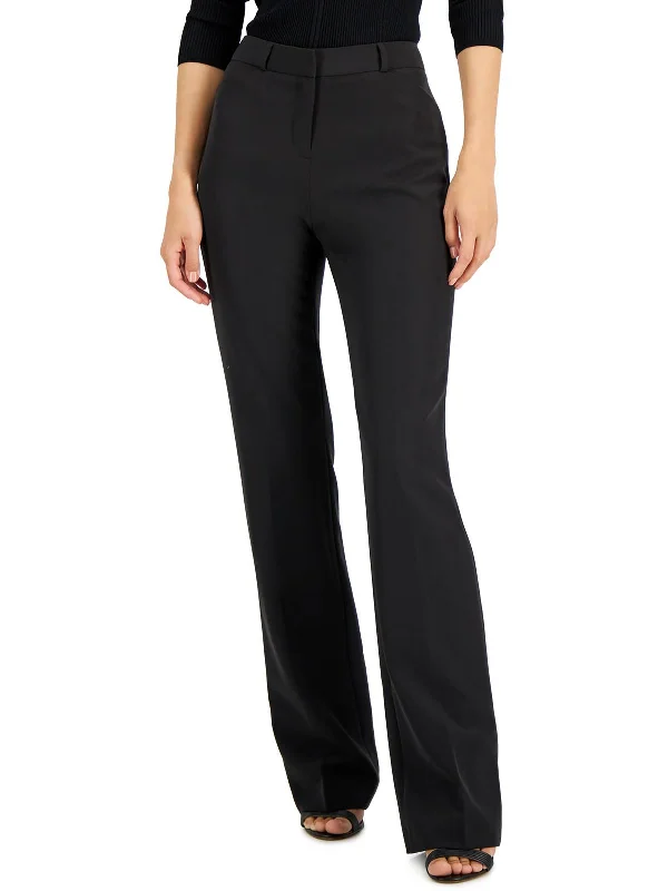 Coastal Beach - Inspired Style Womens High Rise Stretch Bootcut Pants